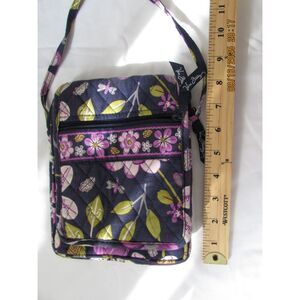 Vera Bradley blue, purple, dragon fly cross body